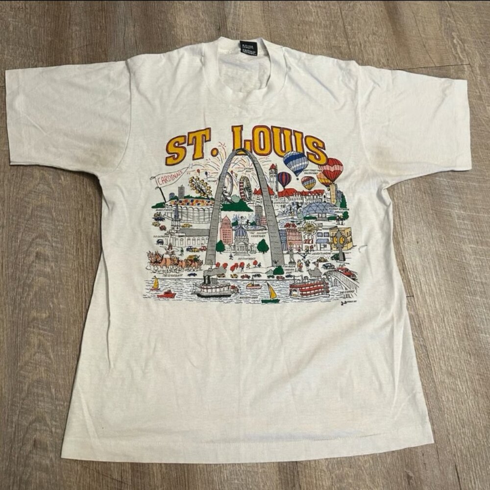 Vintage 90s Double Sided St. Louis Shirt
